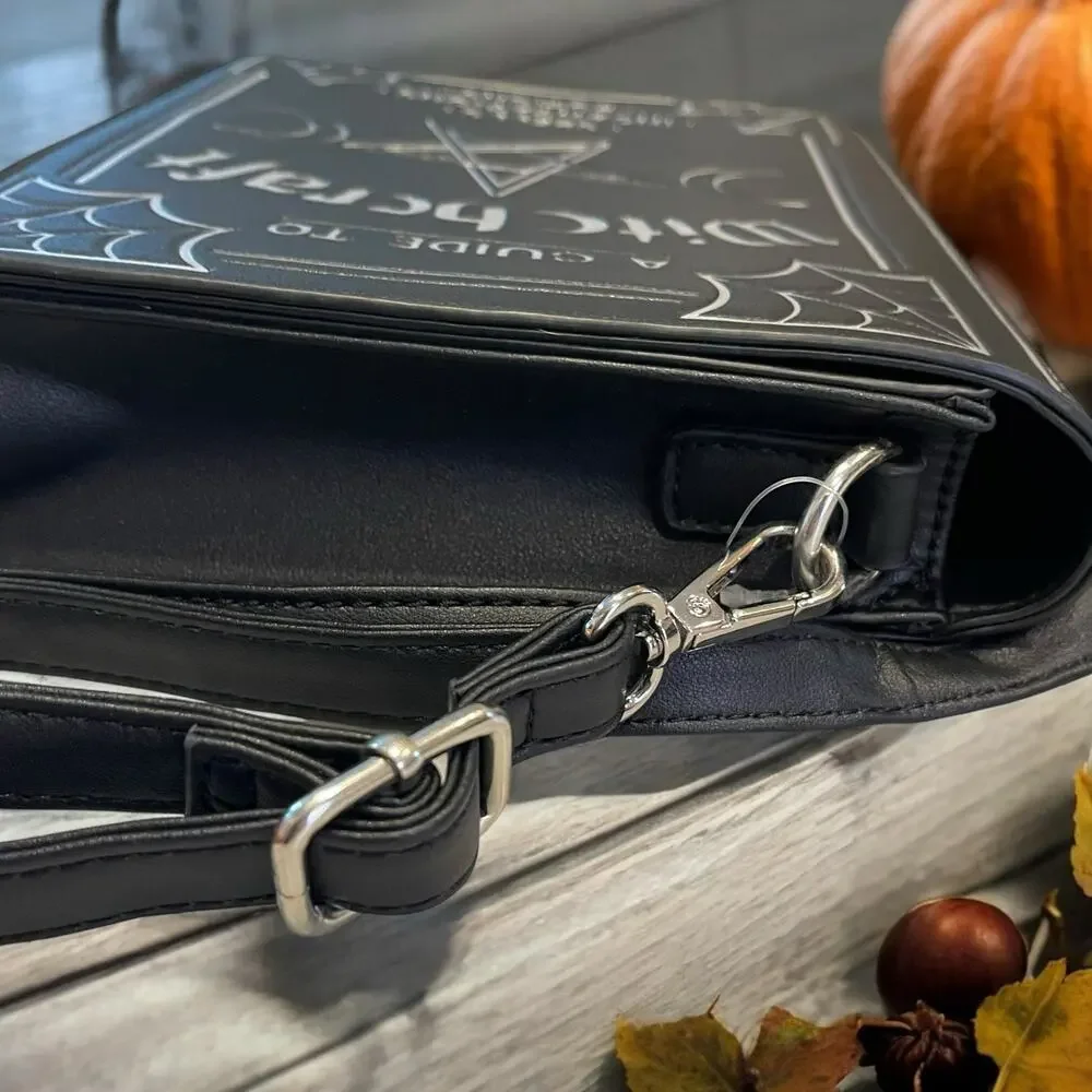 A Guide To Witchcraft Book Crossbody Bag Hot Topic Halloween Goth Spooky